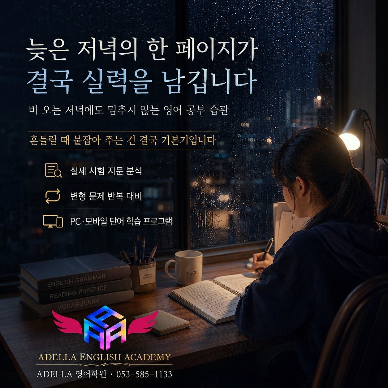 성서 중등 영어 빈틈을 학원 문제로 확인 학습 안내 이미지